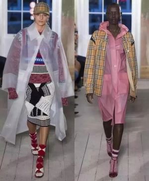 PVC Burberry prozirni modni kaput